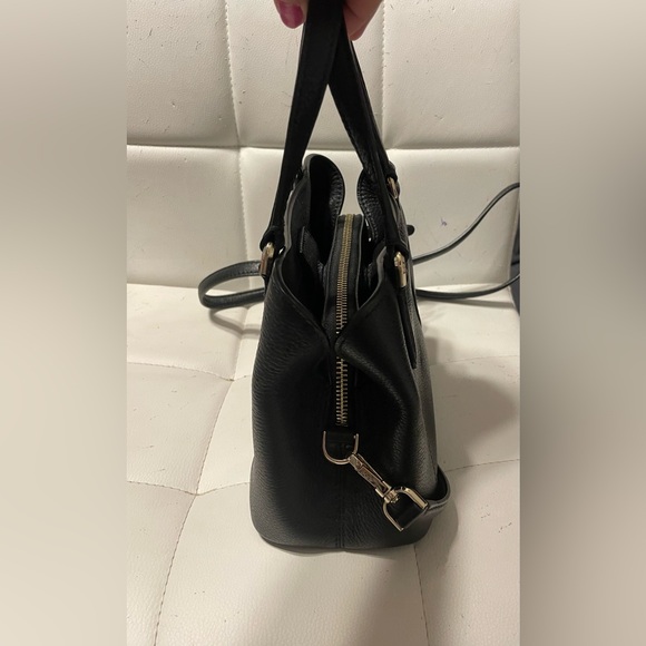 Kate Spade New York Black Leather Triple Compartment Dual Handbag - Picture 3 of 9